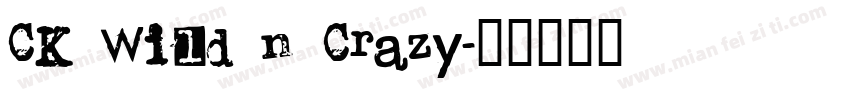 CK Wild n Crazy字体转换